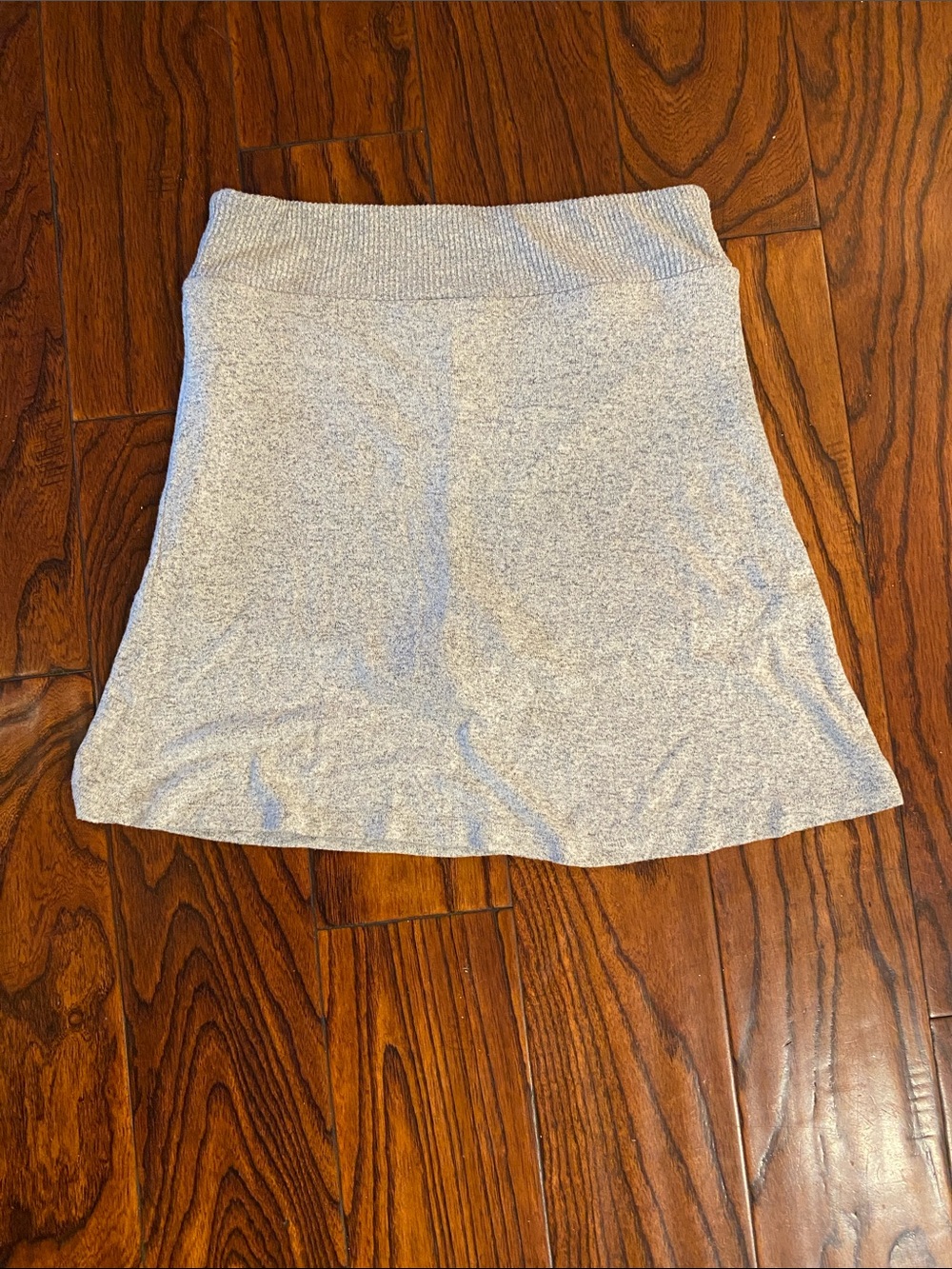 Classic Heather Gray Knit Skort